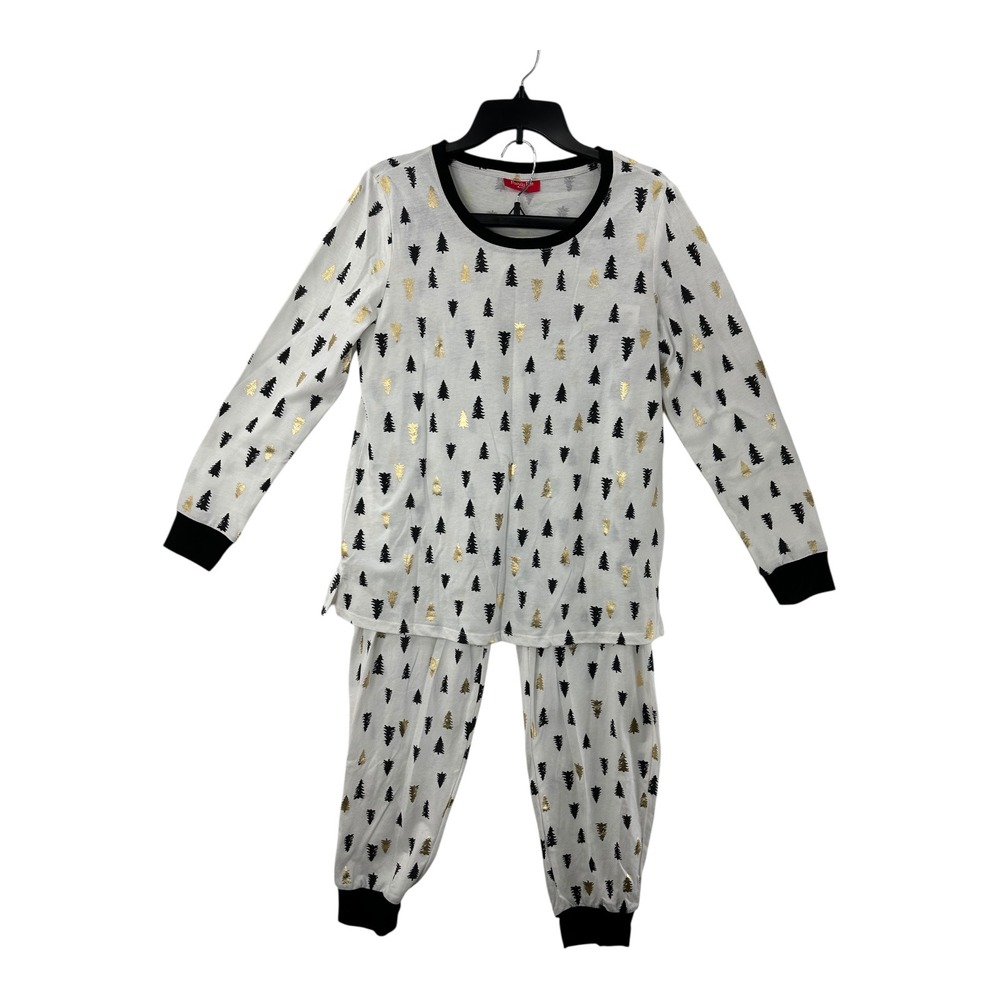 Family PJ Christmas Tree Pajama Set Holiday Loungewear Sleepwear Medium